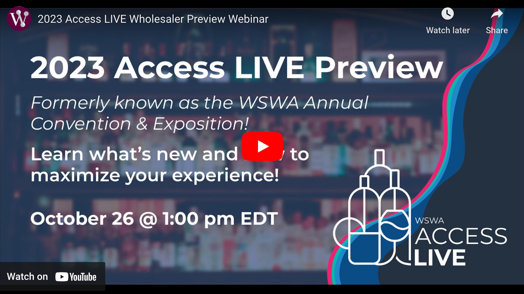 2023 Access LIVE Wholesaler Preview Title Card