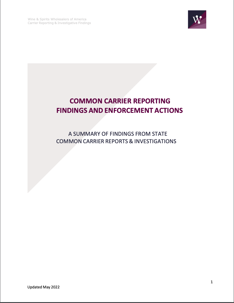 Common Carrier Reporting Findings