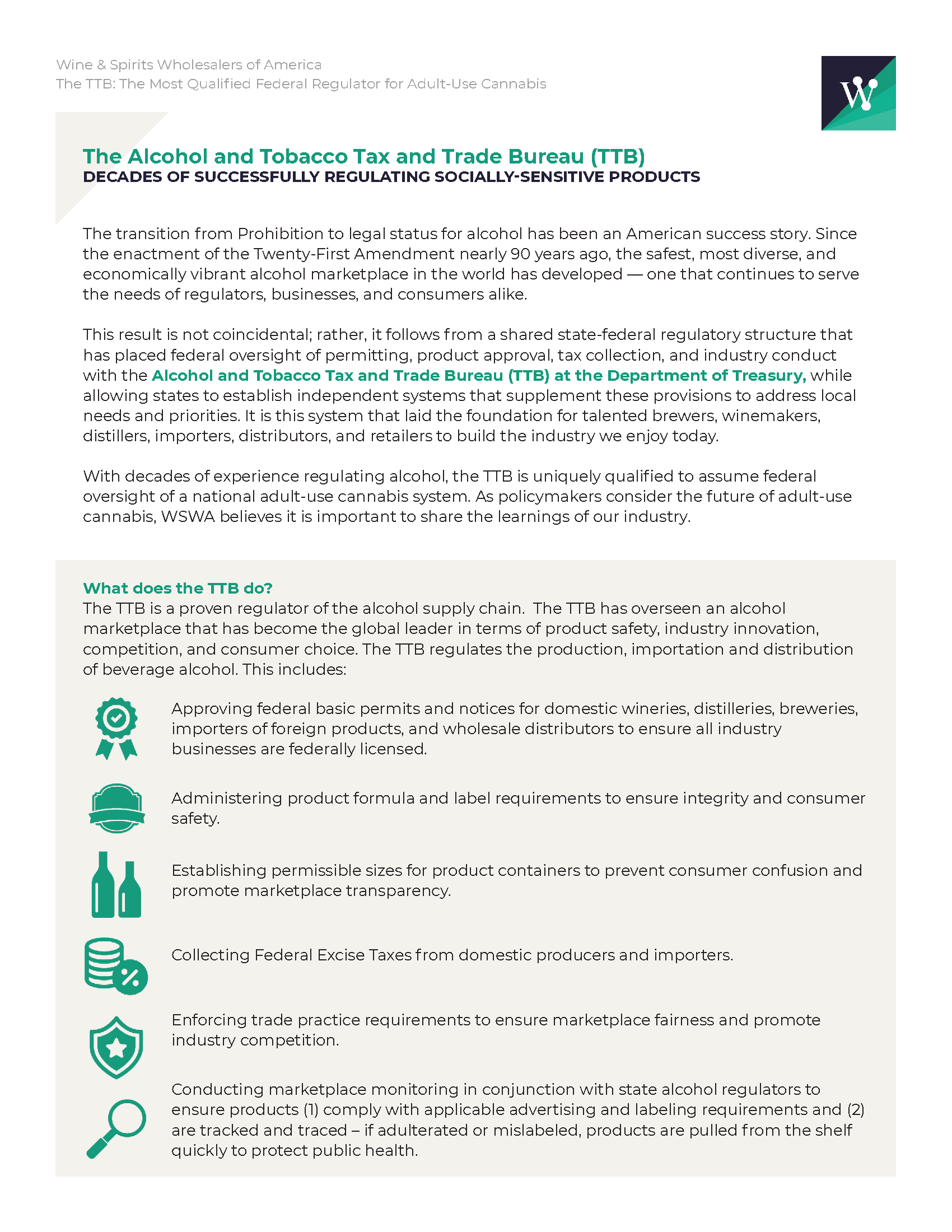 TTB & Cannabis Regulation